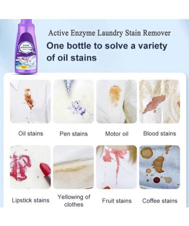 LONGLUAN Urcstyle Stain Remover Urcstyle Laundry Stain Remover Homezo Laundry Stain Remover Active Enzyme Laundry Stain Remover Stain Remover for Clothes Quick Laundry Dry Cleaner (2 Pcs) - Buy Online on SooperMarket.com