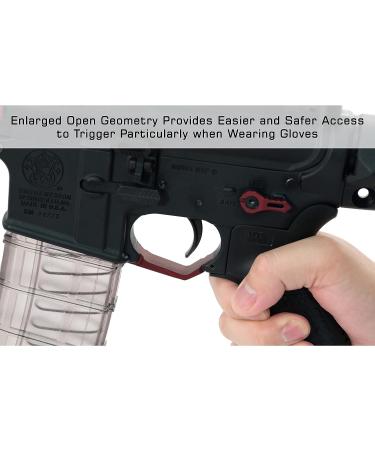 UTG Oversized Trigger Guard - Matte Red | Top Quality & Easy Installation - Buy Online on SooperMarket.com