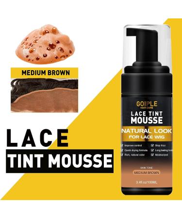 Lace Tint Melting Hair Mousse for Women Hair Wigs - Mocha Medium Brown - Buy Online on SooperMarket.com