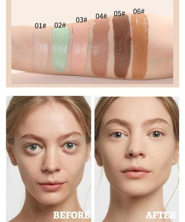 6 Color Concealer Face Body Lasting Full Coverage Concealer For Dark Circles(10ML) Eye Stick Coverage Moisturising Water-proof Long Lasting Strong Under Eye (A One Size) 1 count (Pack of 1) A - Buy Online on SooperMarket.com