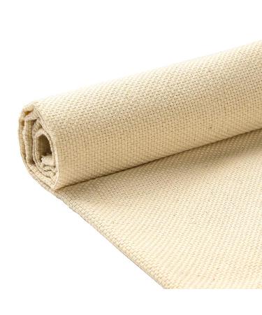 Pllieay Punch Needle Fabric  Embroidery Fabric  Monks Cloth for Punch Needle Embroidery Rug-Punch & Pinch Needle  26.4 x 19.3 Inch