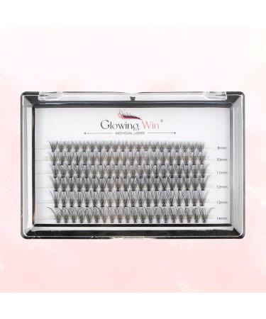 Glowing Win Eyelash Individual Cluster Lashes - 120 PCs DIY Artificial Eyelash Extensions (0.07D 20D Mix 8-14mm) - Unleash Your Beauty - Buy Online on SooperMarket.com