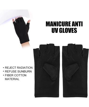 Dioche UV Glove for Nail Lamp - Professional Anti UV Manicure Tool for Nail Art - Black - Buy Online on SooperMarket.com