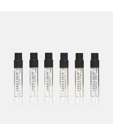 Lake & Skye 6 Piece Discovery Set Includes 11 11 11 11 Azure Apaaray Midnight 07 Saffron Dusk and Santal Gray 0.06 fl oz ea (2 ml ea) - Buy Online on SooperMarket.com
