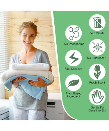 Buy Loopeer 600 Sheets Laundry Detergent Strips | Bulk No Leak Anti-Sensitive Soap Sheets for Home & Dorm | Fresh Scent - Buy Online on SooperMarket.com