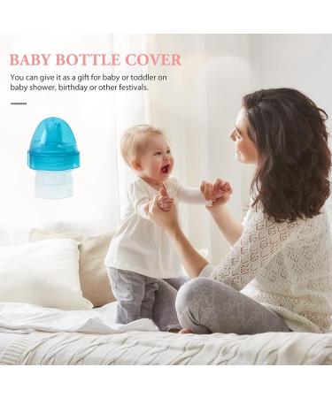 Kisangel 4Pcs Spill Proof Water Bottle Cover for Kids | SoftSip Food Pouch Top | Juice Soda Lid for Toddler Baby - Buy Online on SooperMarket.com