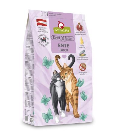 Granapet Delicatessen Duck dry food for cats tasty cat feed single feed without grain & without sugar additives 1.8 kg 1.8 kg (1 Pack) duck adult