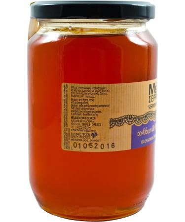 Meli Serron Blossom Thyme Greek Honey 920g Glass Jar - Pure, Natural Honey from Greece - Buy Online on SooperMarket.com