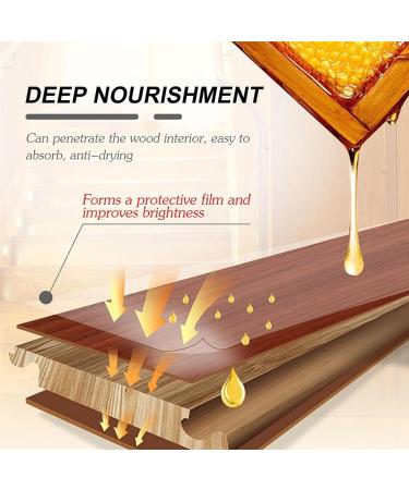 Natural Micro-Molecularized Beeswax Spray Wood Seasoning Beeswax Household Polishing Bees Wax Furniture Polish and Cleaner Natural Beewax Furniture Care Polishing (2pcs) - Buy Online on SooperMarket.com