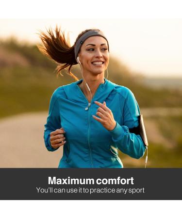 Reflective Headband for Night Visibility - Ideal for Jogging Running Walking Biking - Breathable & Thin Unisex Anthracite - Buy Online on SooperMarket.com