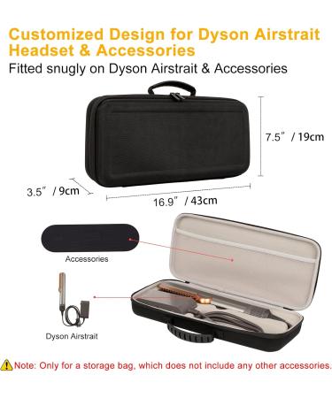 XINGFUDAO Travel Carrier Bag for Dyson Airstrait & Hair Glades - Waterproof Hard Case Accessories (GH-Y0246c) - Buy Online on SooperMarket.com
