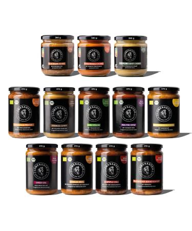 Lion content - trial package - 12 different flavors at the advantage - without adding sugar and gluten -free - ready meals with lots of protein and carbohydrates - Classic & Chunky Bowls
