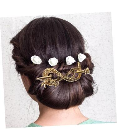 ABOOFAN Hair Barrettes Hair Clips Bun Cuff High Bun Clip Cage Clips Bun Hair Clip Bun Clips Hair Bun Accessories Hair Bun Clip Hair Barrette with Stick Hair Accessories Headgear Metal - Buy Online on SooperMarket.com