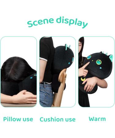 Mewaii 14'' Soft Big Eyes Cat Mushroom Stuffed Animal Plush Pillow Toy - 14 Inch Squishy Cat with Big Eyes - Buy Online on SooperMarket.com