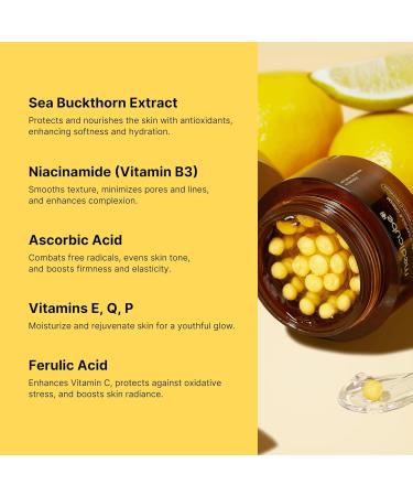 Medicube Deep Vitamin C Golden Capsule Face Moisturizer - Anti-Aging Liposome Gel for Radiant Hydrated Skin - Korean Skincare 1.94 oz - International Shipping Available - Buy Online on SooperMarket.com