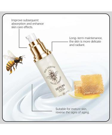 Bee Venom Face Serum Facial Firming Bee Venom Serum Hydrating Serum Anti Aging Serum for Face Collagen Boost Anti Wrinkle Serum Brightening Serums Skincare Bee Venom Essence - Buy Online on SooperMarket.com