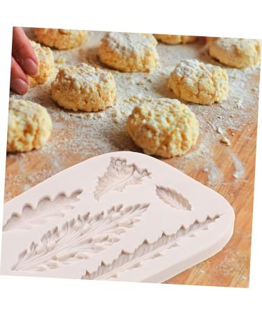 Alipis 4 Pcs Leaf Mold Baking Cakes Molds Candle Decor Candy Mold Xmas Fondant Molds Resin Molds Palm Multi-Function Fondant Mold Soap Silicone Molds DIY Clay Silica Gel White Small Cake - Buy Online on SooperMarket.com