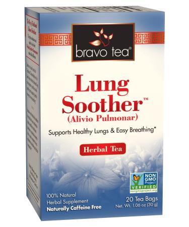 Bravo Tea Lung Soother Caffeine Free 20 Tea Bags