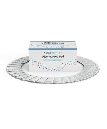 100 Sterile Alcohol Prep Pads | Antiseptic, Latex-Free, Individually Wrapped | Thick 2-Ply Swabs for Excellent Cleansing Action - Buy Online on SooperMarket.com