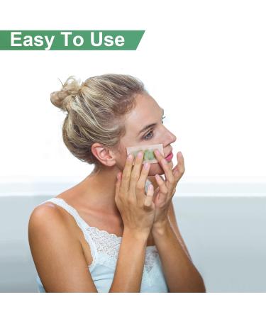 Charmonic Facial Wax Strips - 100 Count Hair Removal for Women - Waxing Strips for Face, Eyebrow, Upper Lip, Chin & Cheek - Painless Kit for All Skin Types - Buy Online on SooperMarket.com