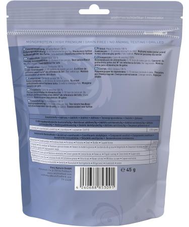 Catz Finefood MEATZ CATTIONS Strauss N 17 - 100% Ostrich Meat Cat Snack - Grain-Free Sugar-Free Ideal for Allergies (45g) - Buy Online on SooperMarket.com