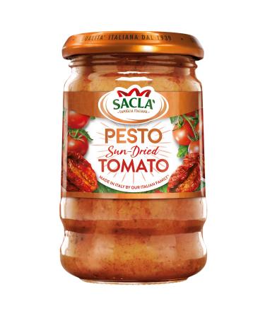 Sacla' Italian Sun-Dried Tomato Pesto 190 g (Pack of 1) Tomato 190 g (Pack of 1)