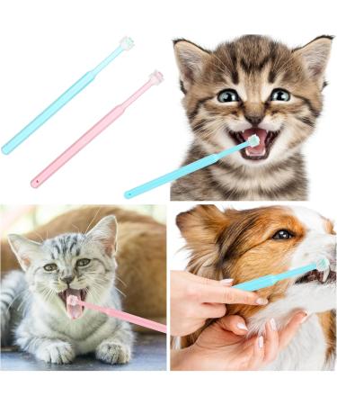 2 Pieces Soft Silicone 360-Degree Dog Toothbrush Set | Dental Care for Pets & Cats | Oral Hygiene Deep Cleaning - Buy Online on SooperMarket.com