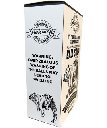 Fresh and Fly Ball Soap for Men Gentle and Cleansing Natural Soap Bar- Infused with Tea Tree Oil Coconut Oil Shea Butter - Moisturizing Ball Wash for Men - Buy Online on SooperMarket.com