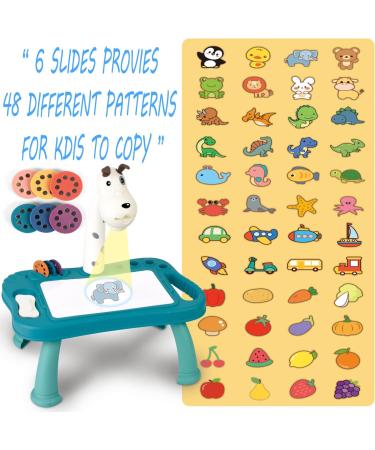 Puppy Projector Drawing Board for Kids - Trace and Draw Projection Painting Set | Table for Toddler 3 Years - Buy Online on SooperMarket.com