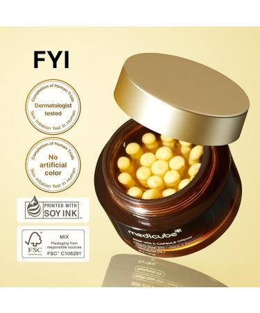 Medicube Deep Vitamin C Golden Capsule Face Moisturizer - Anti-Aging Liposome Gel for Radiant Hydrated Skin - Korean Skincare 1.94 oz - International Shipping Available - Buy Online on SooperMarket.com