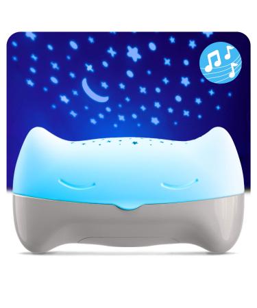 Benbat Hooty Night Light Projector - Sound and Sleep Projector with Glowing Night Light and Starlight Projection Image for Nursery or Car - for Use at Home or On-The-Go