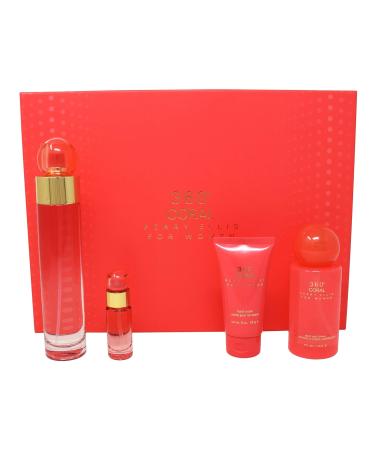 Perry Ellis Fragrances Coral 4 Piece Gift Set for Women - Buy Online on SooperMarket.com