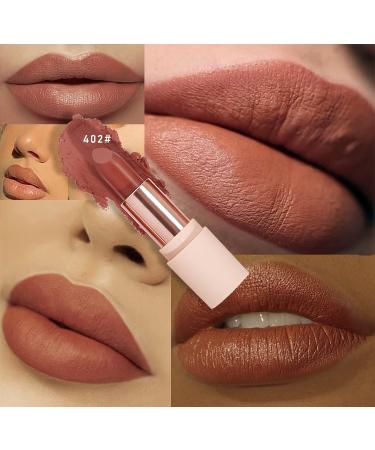 4 Pack Semi Matte Lipstick Set - High Pigment Velvet Matte Finish Waterproof & Long-Lasting Orange Pink Tones for Women - Buy Online on SooperMarket.com