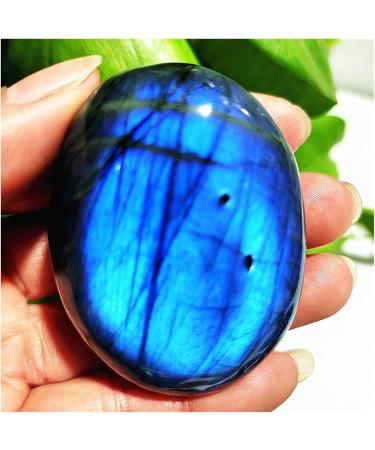 Natural Crystal Rough Natural Labradorite Stone Crystal Palm Stones Plaything Crystals and Home Decoration 1PC Home Collections (Color : 150-160g) - Buy Online on SooperMarket.com