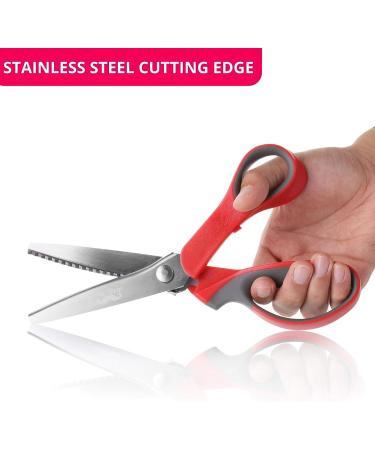 Mr. Pen Pinking Shears - Zig Zag Scissors for Fabric, Decorative Edge Sewing Scissors with Designs - Buy Online on SooperMarket.com