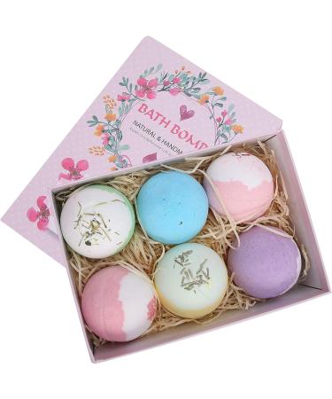 Handmade Bathing Ball Cleaner Gift Set - 6 Pieces for Dry Skin & Spa Baths | Perfect Birthday & Mother's Day Gift for Her & Him - Buy Online on SooperMarket.com
