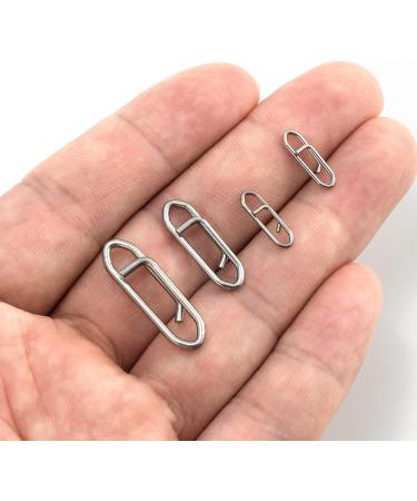 Dr.Fish Stainless Steel Fishing Power Clips - 25LB Micro Quick Snap Connectors 20 Pack - Buy Online on SooperMarket.com