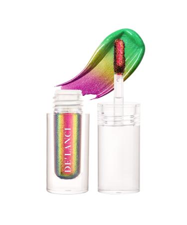 Multichrome Eyeshadow Liquid  Duochrome Metallic Glitter Shimmer Metal Colorful Bright Liquid Eye Shadow  Chameleon Sparkle Waterproof High Pigmented Longlasting Liquid Eyeshadows Color Shift Gold Green Violet  Holograph...