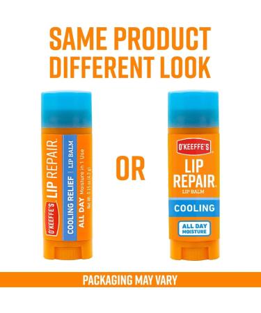 O'Keeffe's Lip Repair No Scent Lip Balm 0.15 oz - Moisturizing Long-Lasting Lip Care for All Skin Types - Buy Internationally - Buy Online on SooperMarket.com