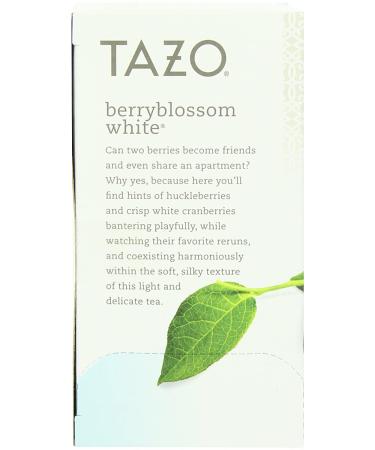 Buy Tazo White Tea Berryblossom - 20 Bags (Pack of 1) | Premium Berry Flavor - Buy Online on SooperMarket.com
