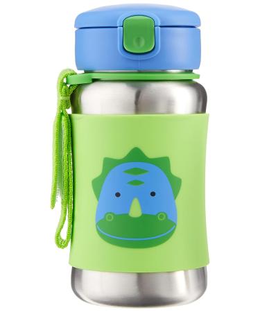 Skip Hop Toddler Sippy Cup with Straw Zoo Stainless Steel Straw Bottle - Dino - Buy Online on SooperMarket.com