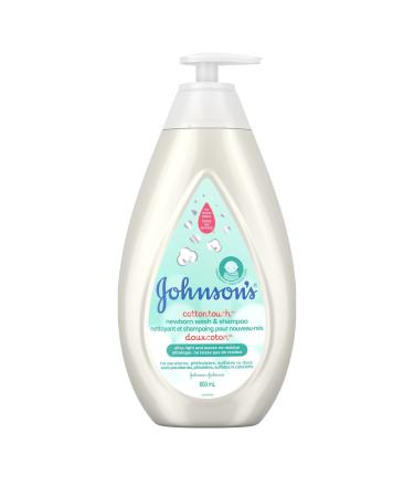 Johnson's Baby newborn bath wash and shampoo cotton touch body wash 800ml Wash 800 ml (Pack of 1)