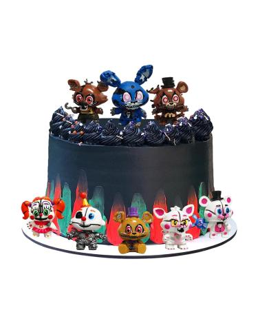 8pcs FNAF Birthday Cake Toppers FNAF Cake Decorating Supplies FNAF Party Supplies