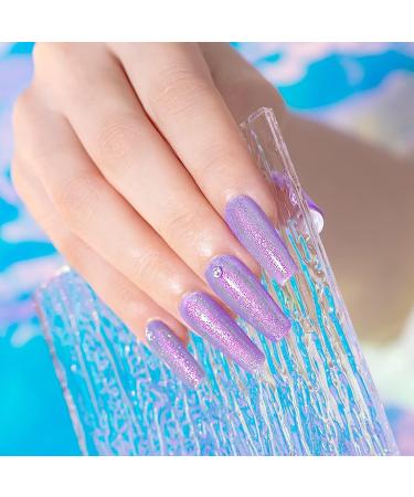 PEARL GLITTER GEL POLISH - Reflective Sparkle Clear Shell Glitter Nail Art - UV/LED Cured - 7.5ml - Buy Online on SooperMarket.com