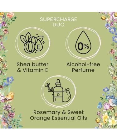 Heathcote & Ivory Flower of Focus Supercharge Duo | 30ml Hand Cream & 10ml Perfume Gel | Cruelty Free & Vegan Friendly | Travel Friendly Sizes Gifts - Buy Online on SooperMarket.com