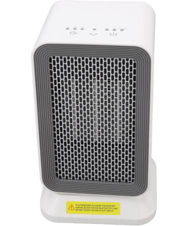 Mini Electric Heater for Office | Silent Desk Heater with 3 Gears Dial | Anti-Scalding EU Plug - Buy Now - Buy Online on SooperMarket.com