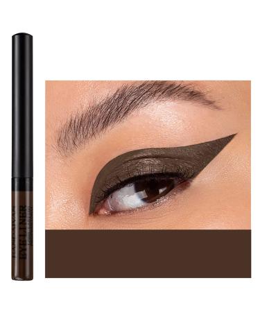 Liquid Eyeliner  Matte Colored Eyeliners  Dark-Grey Eyeliner  White Black Red Brown Green Purple Waterproof High-pigmented Colorful Eyeliners Eye Makeup (21Dark-Grey)