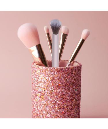 Baluue Eye Shadow Brush Blending Eye Brush Rose Gold Soft Synthetic Fibers Double-ended Eyeshadow Brush - Buy Online on SooperMarket.com