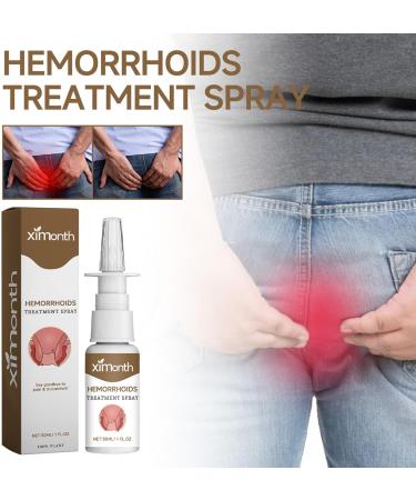 Natural Herbal Hemorrhoid Spray Hemorrhoid Relief Spray 30ml Hemorrhoid Itching Relief Spray Relieves Swelling and Hemorrhoid Discomfort (5pc) - Buy Online on SooperMarket.com