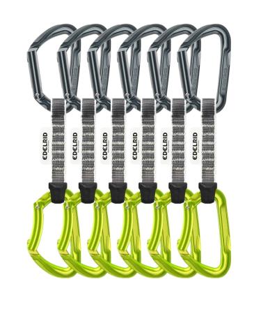 Edelrid Expressset Pure six-pack - Sixpack Expressen slate-oasis (627) 10 cm